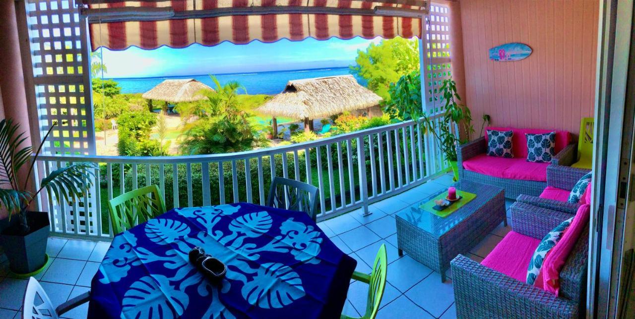 Superbe Bord De Mer, Acces Lagon Et Piscine Privee Paea Exterior photo