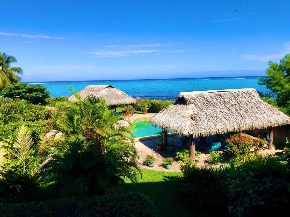 Superbe Bord De Mer, Acces Lagon Et Piscine Privee Paea Exterior photo